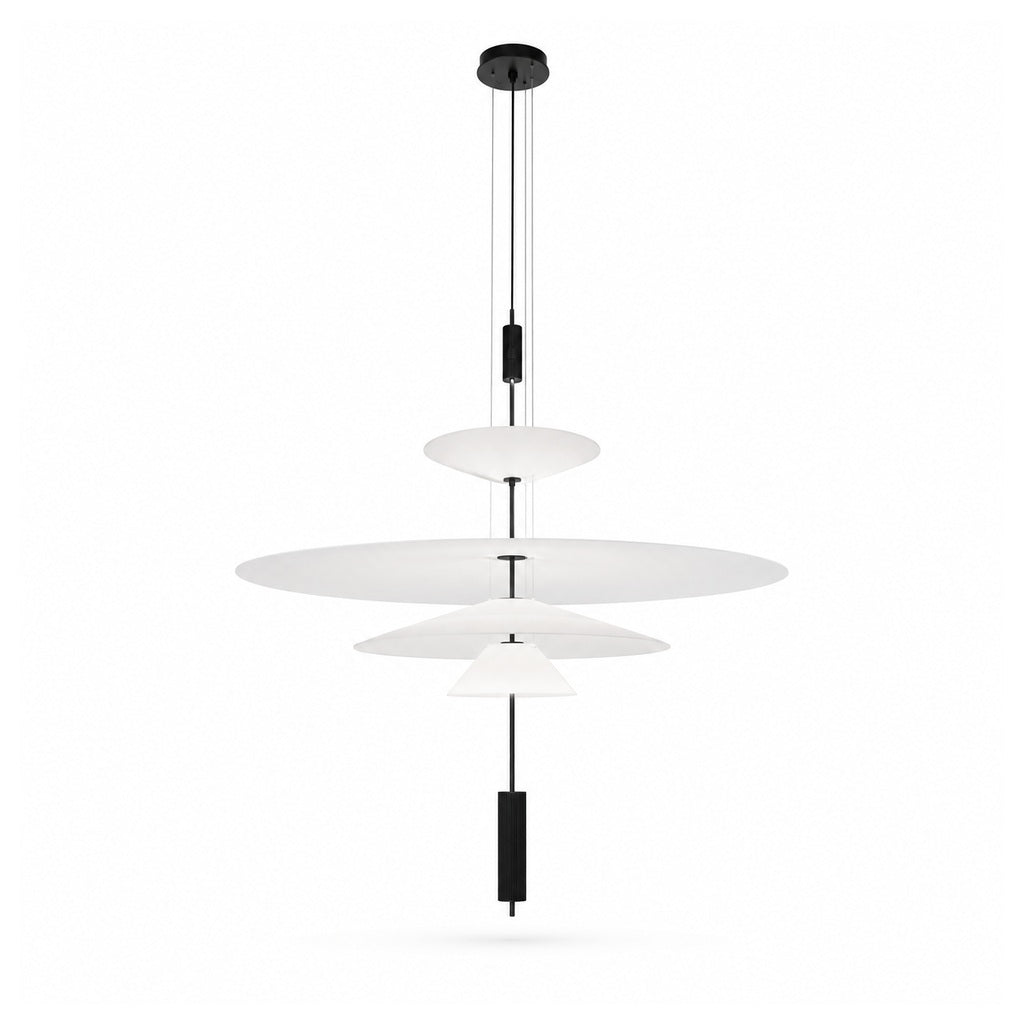 Layered Acrylic Disc LED Pendant Light
