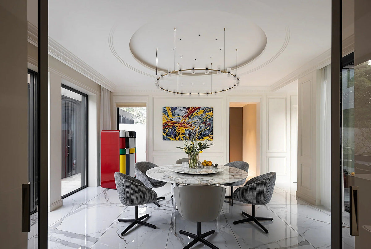 
Royal Brushed Copper Ring LED Chandelier