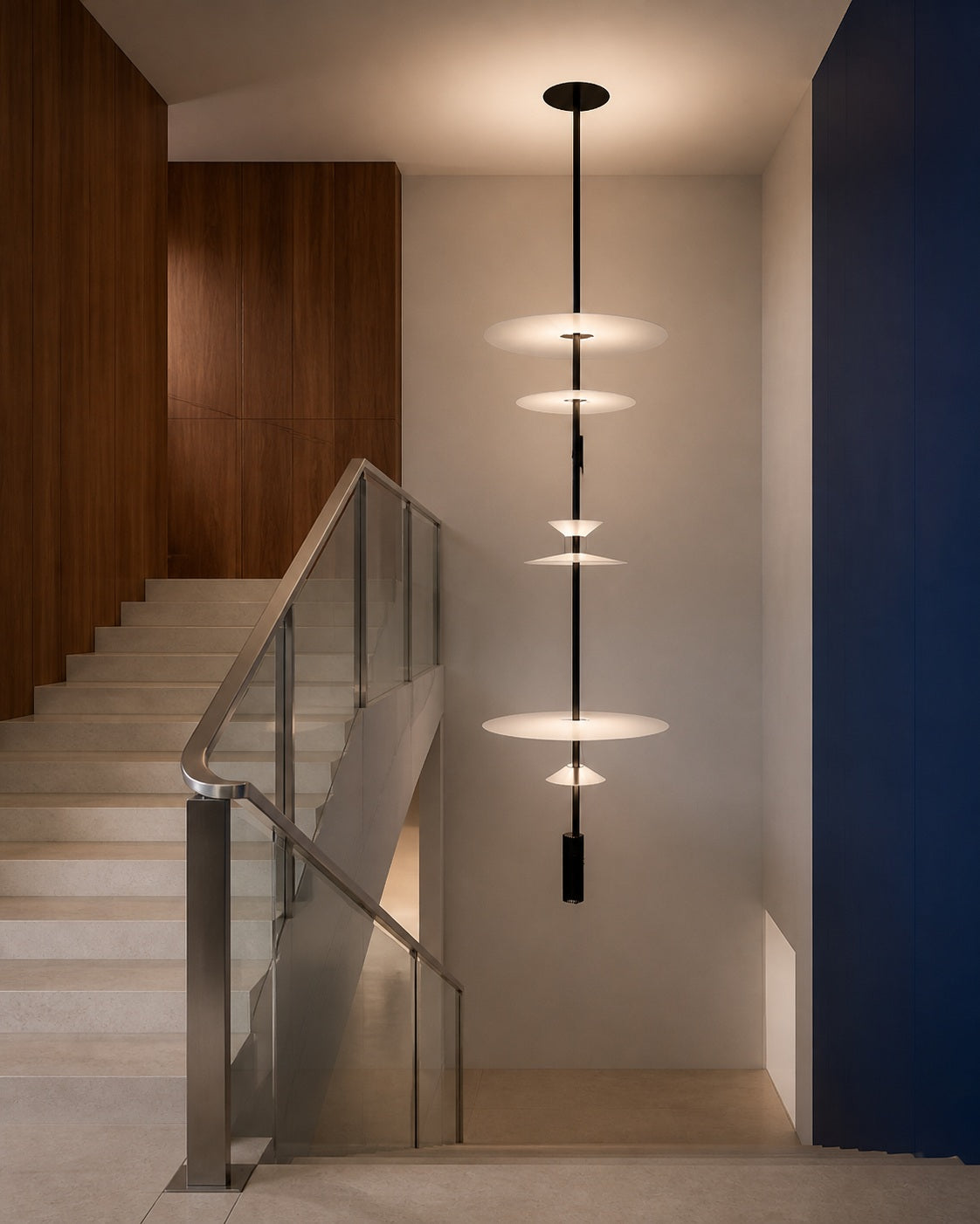 
Layered Acrylic Disc LED Pendant Light