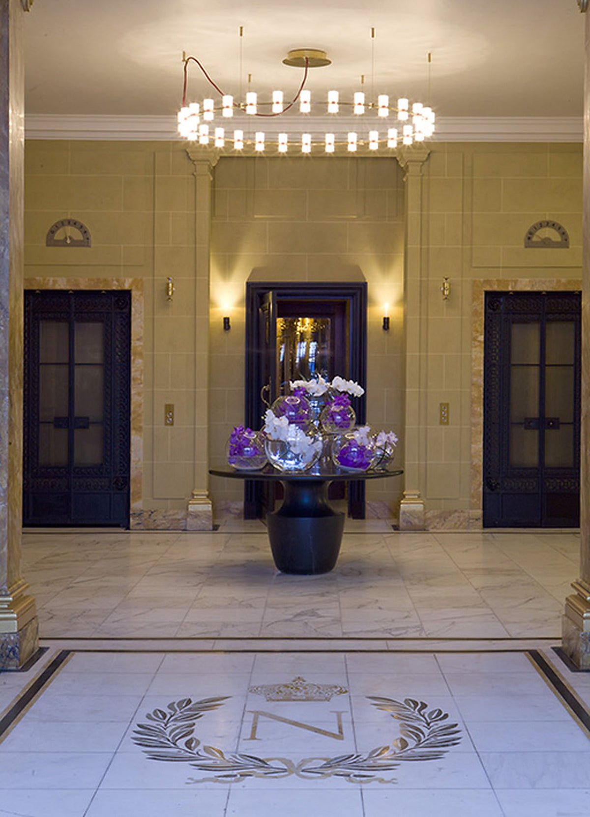 
Royal Brushed Copper Ring LED Chandelier